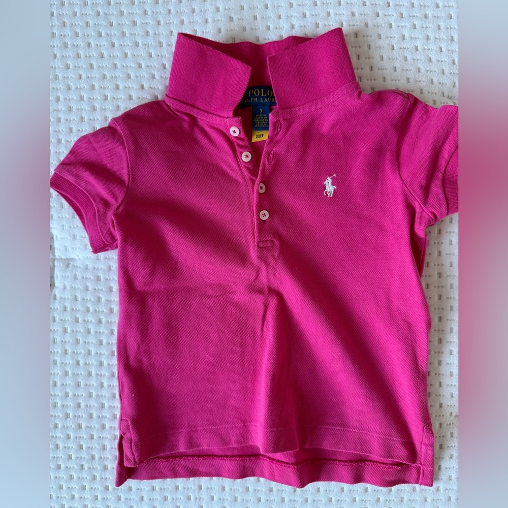 Polo Ralph Lauren Kids Fuchsia Polo Shirt/ 3T